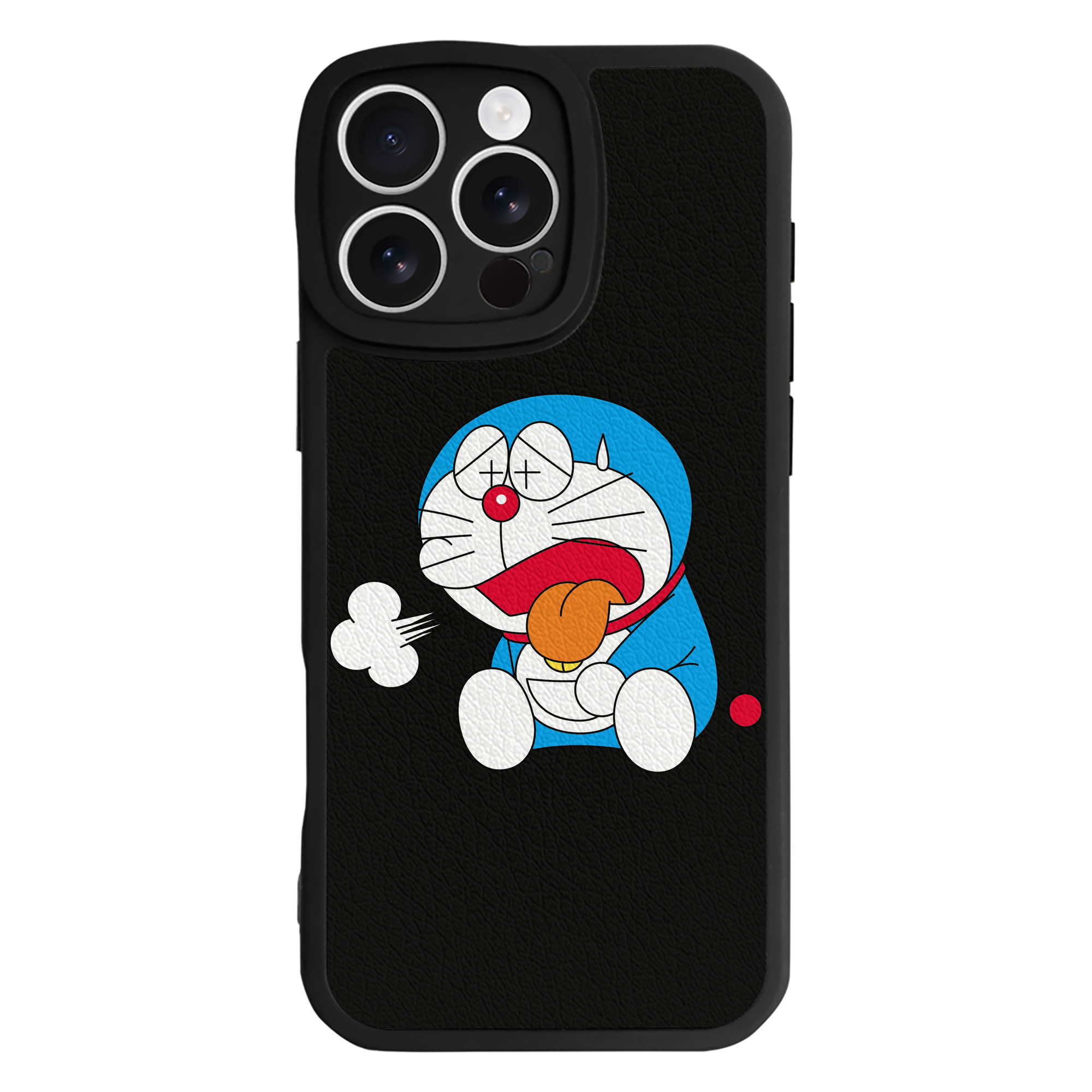 （画像用） ドラえもん Doraemon 【iPhone 16シリーズ対応】シリコンスマホケース（レザー調） 材質：シリコン